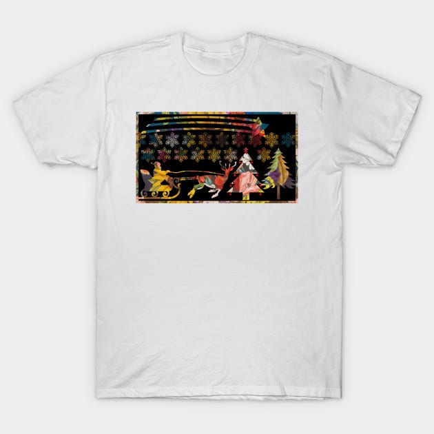 Colorful Christmas T-Shirt by GilbertoMS